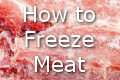freezing meat