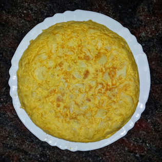 Flat omelette recipe