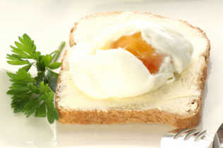 Poached eggs