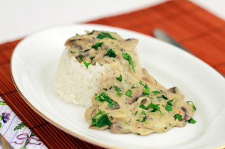 Simple mushroom sauce